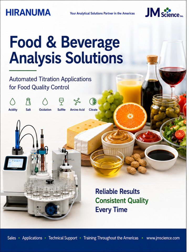 Determination of Hydrogen Peroxide and Peracetic Acid in Food & Beverage Sanitizing Solutions Using Automated Potentiometric Titration