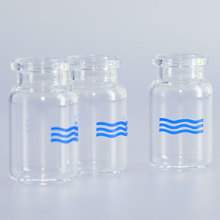 6 mL Clear Glass Crimp Top Vial, 125/pk