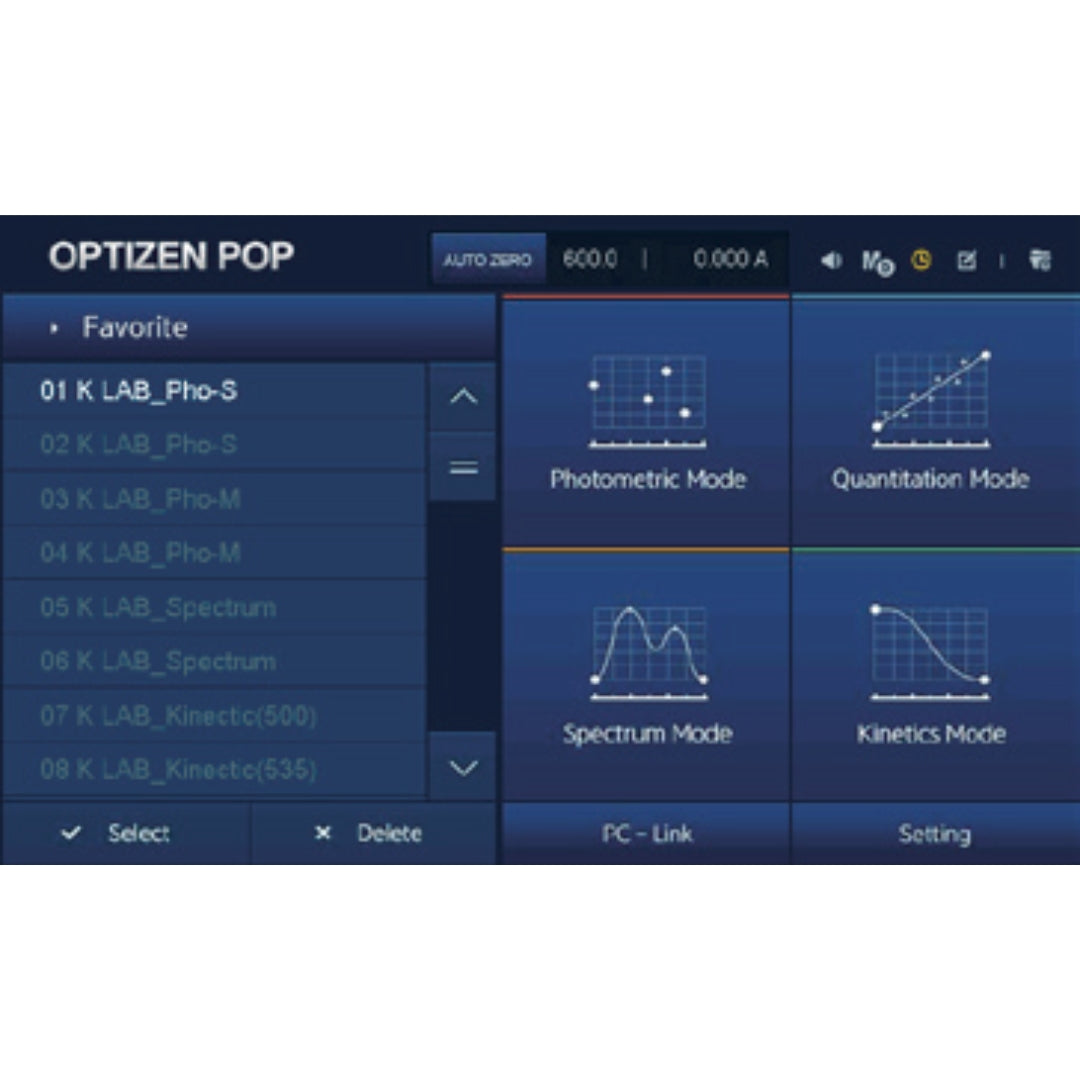 OPTIZEN POP-V – Compact UV-Vis with Variable Slit