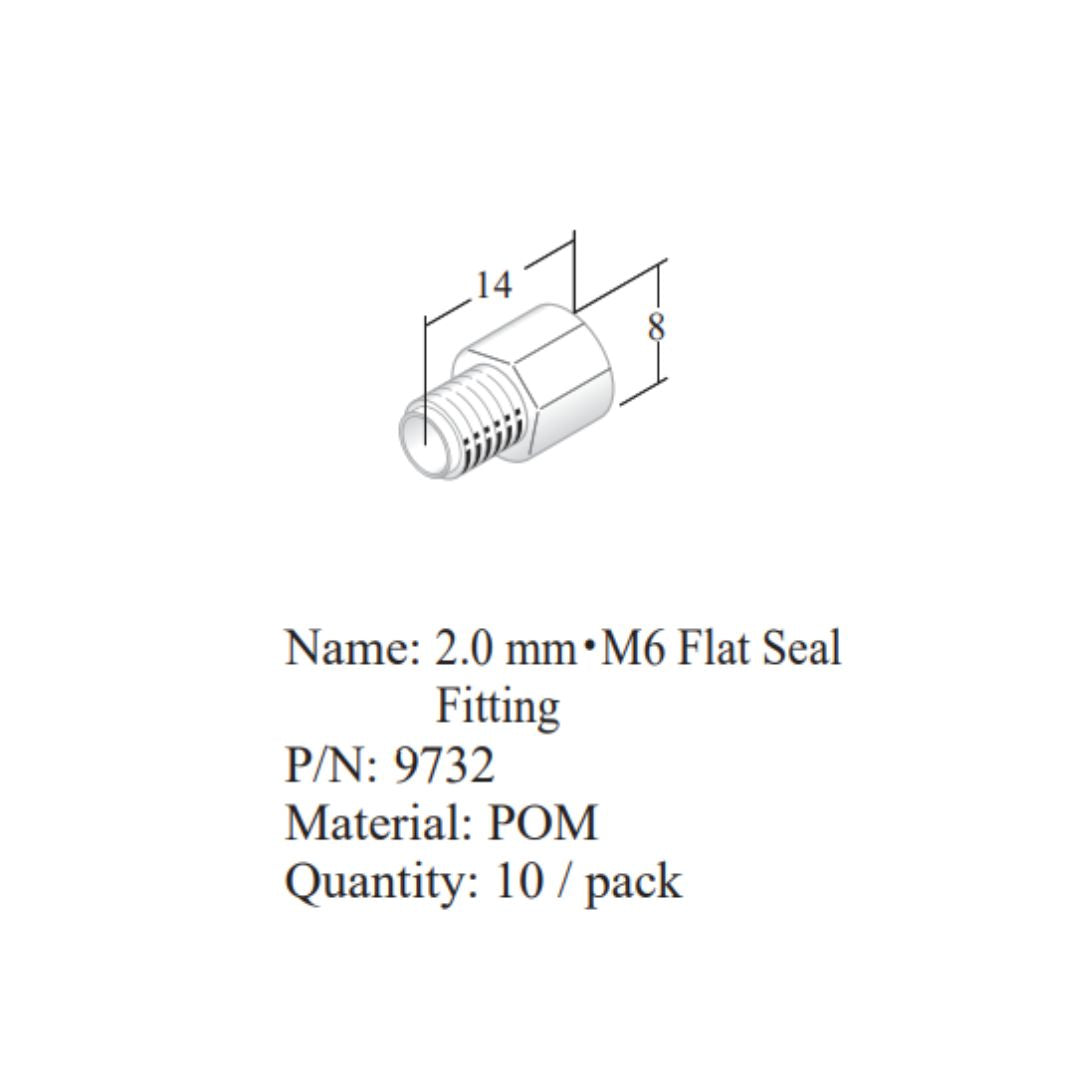 Flat Seal Series | HPLC Fittings & Ferrules | Flom
