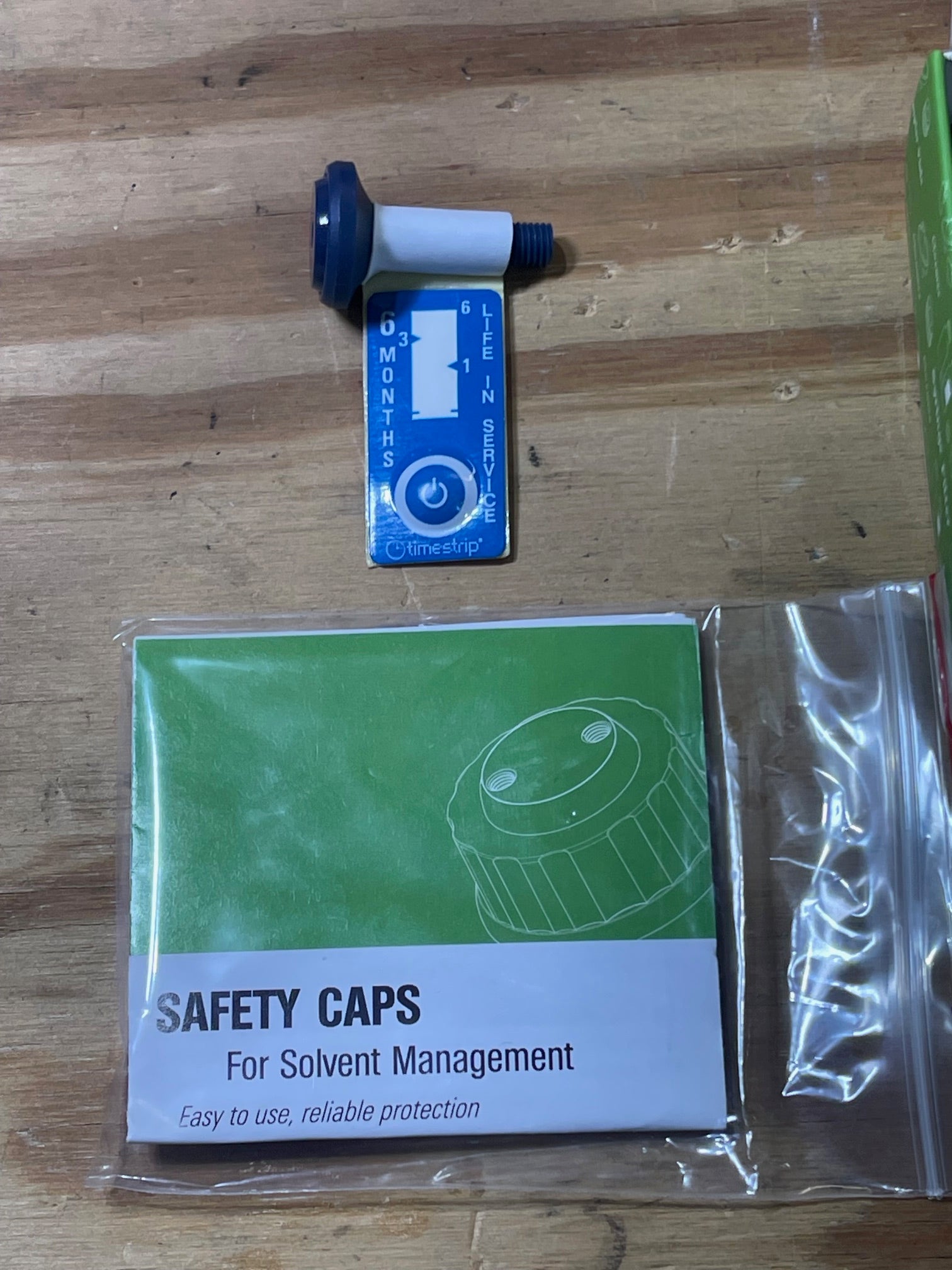 HPLC Solvent Waste Safety Cap – 2 Port (GL45) with Integrated Vent Filter