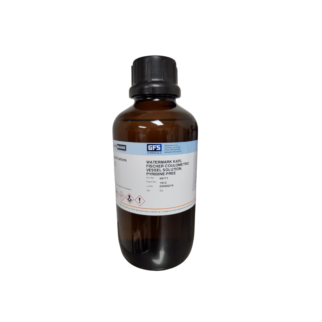 Vessel Solution, Pyridine-Free, Watermark Coulometric Karl Fischer Reagent | GFS Chemicals
