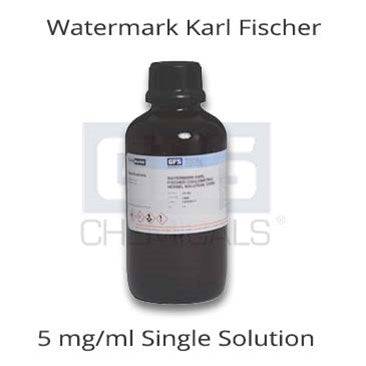 5 mg/ml Single Solution, Non-Haz, Watermark Karl Fischer Reagent | GFS Chemicals