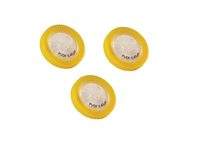 Yellow Nylon Syringe Filters, 30 mm, 0.45 μm, Pkg. 100
