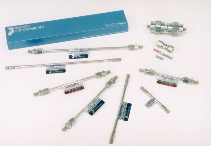 Capcell Pak c 18 mg II hplc column 250x4.6mm, Pore Size 100A, Particle Size 5um
