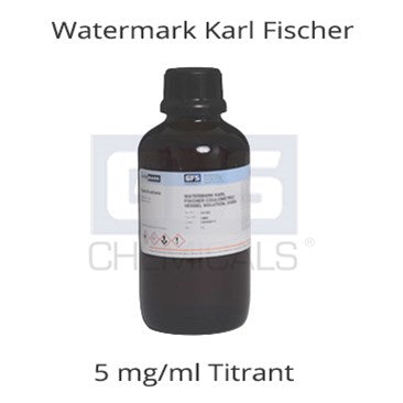 5 mg/ml Titrant, Stable, Non-Hygroscopic Watermark Karl Fischer Reagent | GFS Chemicals