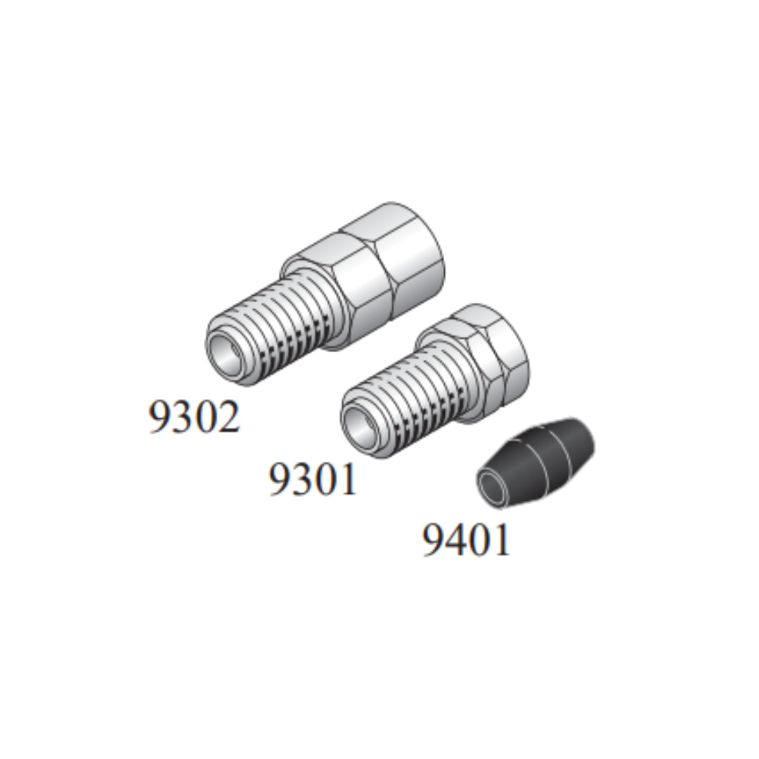 Double-Lock Series 1/8" & 1/16" | HPLC Fittings & Ferrules | Flom