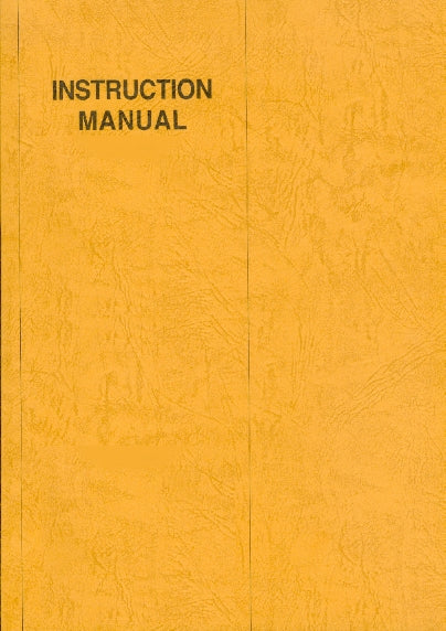 C-3000 Operator's Manual