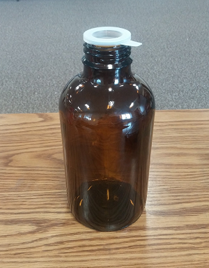 Brown Glass Bottle (1L, GL45 thread)